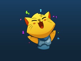 Pawtastic stickers from Cat Quest - an upcoming open world RPG by indie studio The Gentlebros