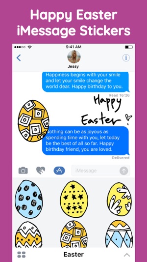 Hand Drawn Happy Easter Eggs(圖2)-速報App