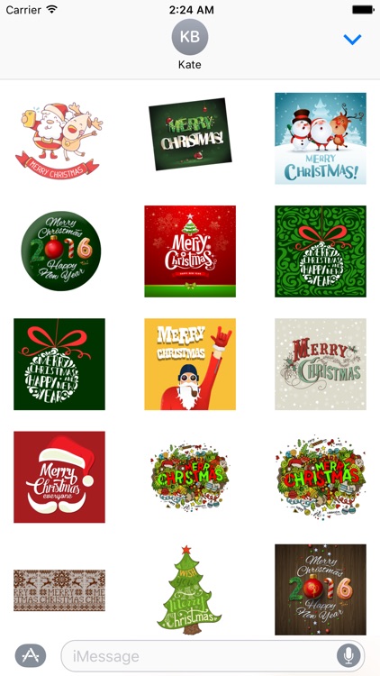 Merry Christmas Stickers