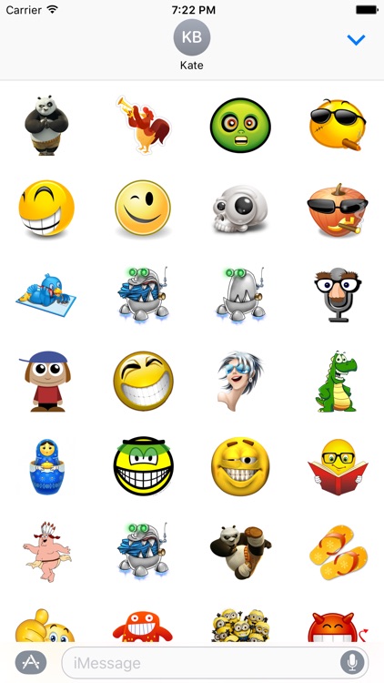 Funny Stickers Pack For iMessage screenshot-3
