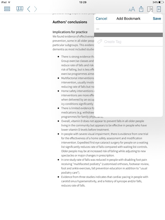 Cochrane Library screenshot-3
