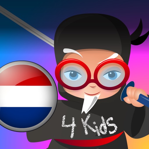 Professor Ninja Dutch For Kids iOS App