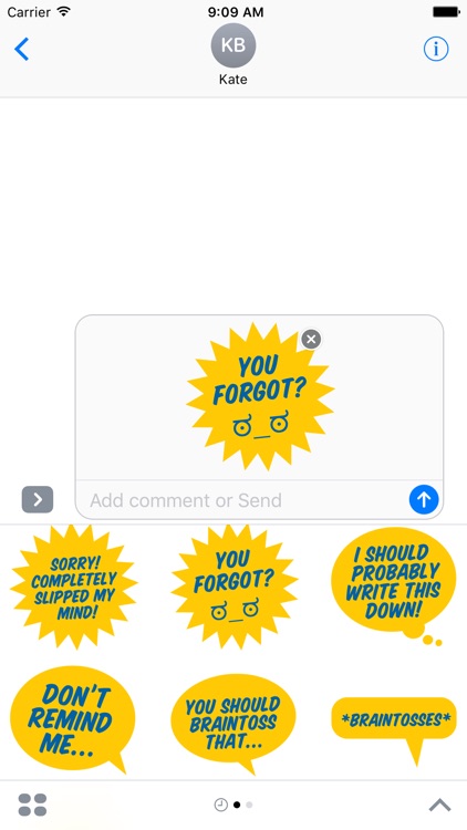 Braintoss Stickers