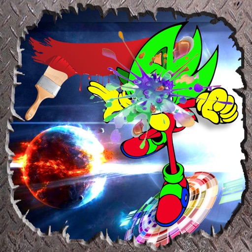 Paint For Kids Game Sonic Hedgehog Version icon