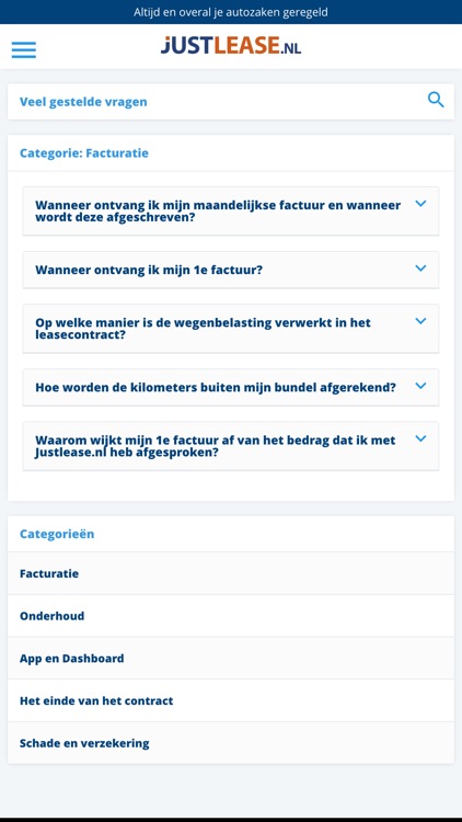 Justlease.nl App