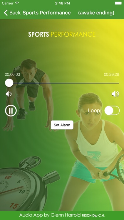 Sports Performance Hypnosis by Glenn Harrold