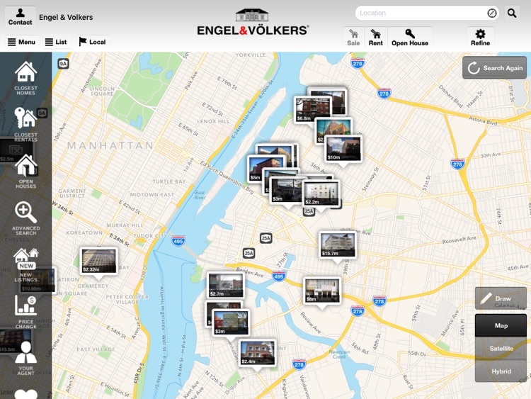 EV Real Estate Search for iPad