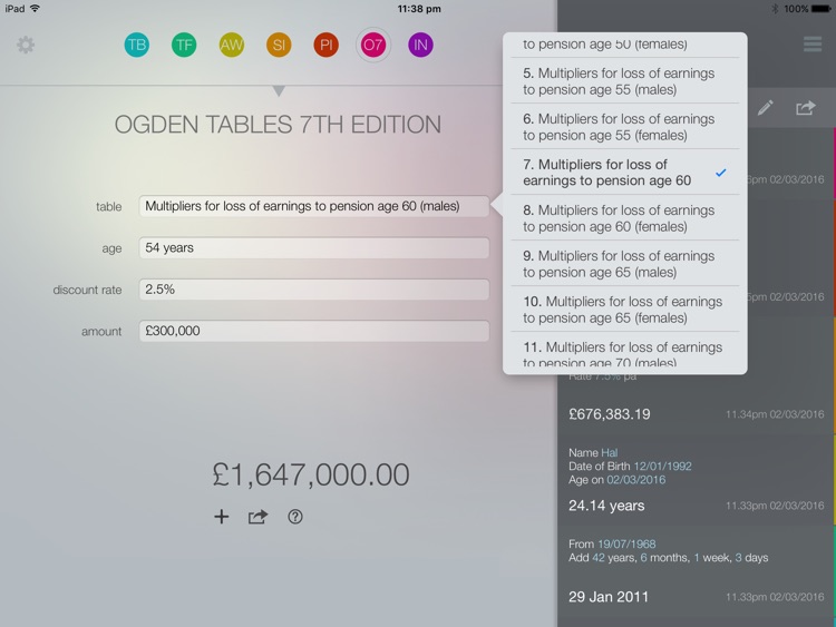 Morgan's Litigation Calculator screenshot-3