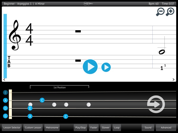Learn Violin - Scales arpeggios melodic beginner exercises from Purely Violin