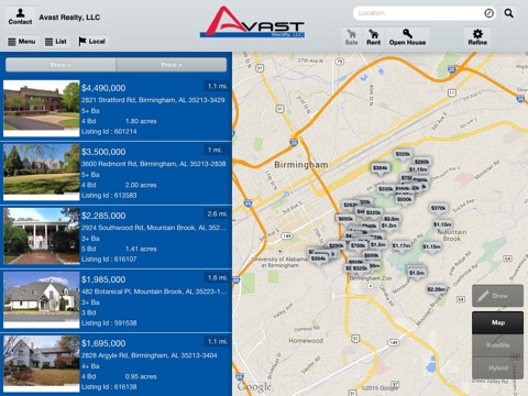 Avast Realty for iPad screenshot 2