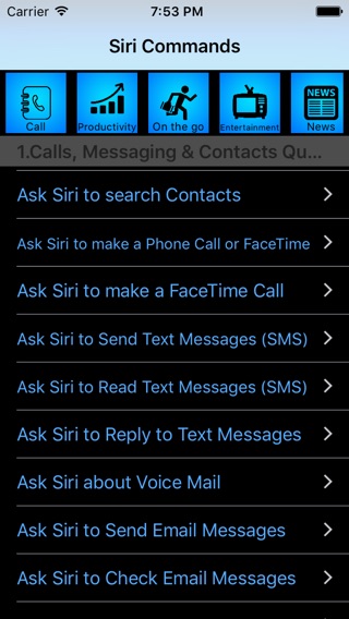 Command List for Siriのおすすめ画像1