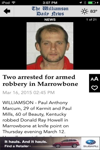 The Williamson Daily News screenshot 3