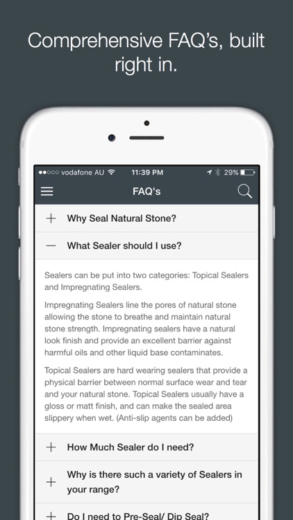 SOLUTIONS SEALERS Product Selector screenshot-4