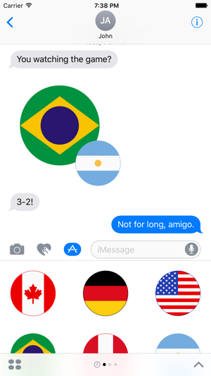 World Flag Stickers for iMessage(圖2)-速報App