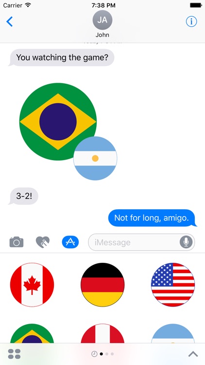World Flag Stickers for iMessage