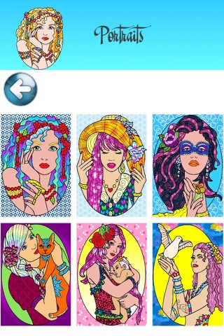 Fashion Coloring Book for Adults with Girls Games screenshot 4