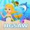 Mermaid Princess Puzzle Under Sea Jigsaw for Kids
