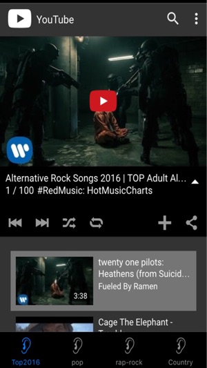 Top Music 2016- POP-ROCK-RAP-COUNTY-MUSI