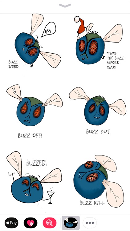 Buzzed Sticker Pack by Lori Reid