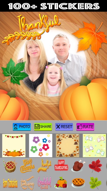 Happy Thanksgiving Picture Frames