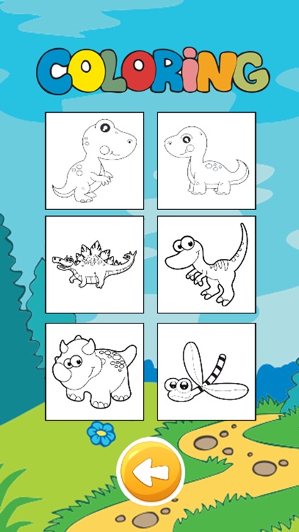 Dragon Dinosaur Coloring Book HD screenshot-3