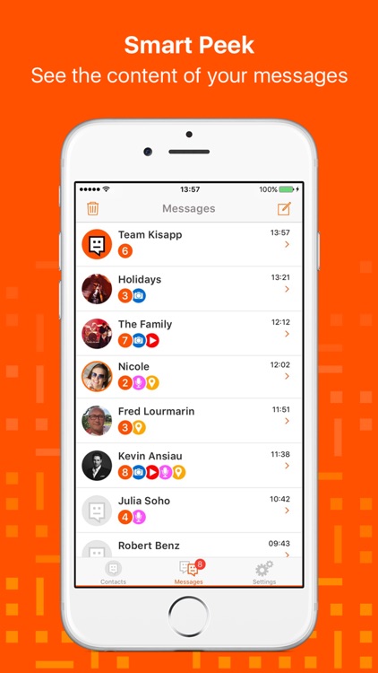 Kisapp - Smart Ephemeral and Encrypted Messenger