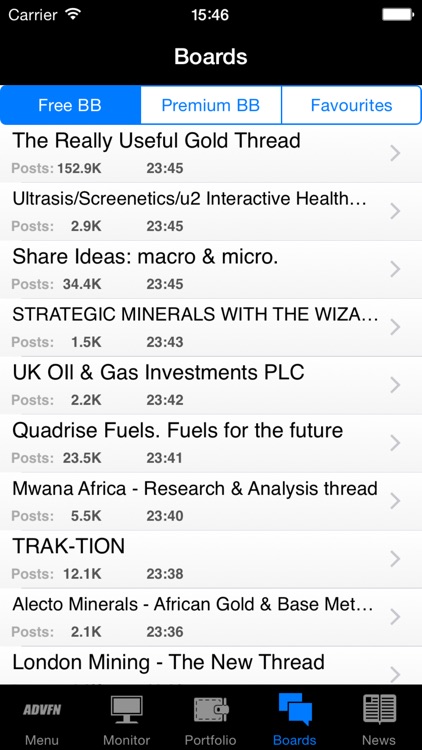 ADVFN - Realtime Stock Quotes, Level 2, and Forex screenshot-3