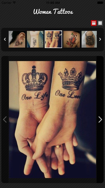 couple King Queen Tattoo Designs for men and women - Fashion Wing