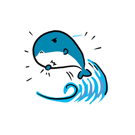 Cute Baleen Whale - Stickers icon