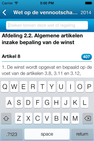 Meijburg Fiscale Wetten-app screenshot 3