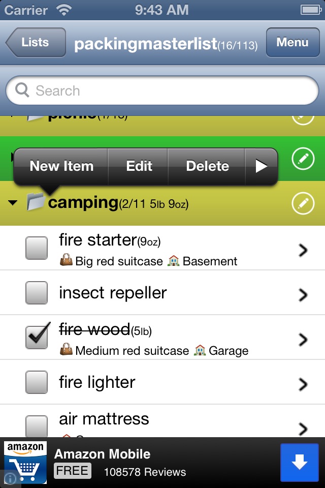 Packing_List screenshot 3