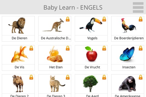 Baby Learn - ENGLISH screenshot 2