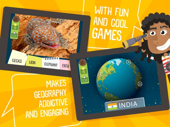 Atlas 3D for Kids – Games to Learn World Geography для iPad