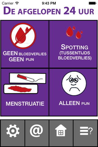 TCRM menstruatie kalender - náhled