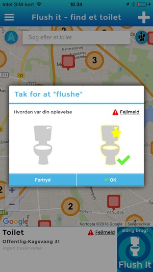 Flush it – find et toilet(圖2)-速報App