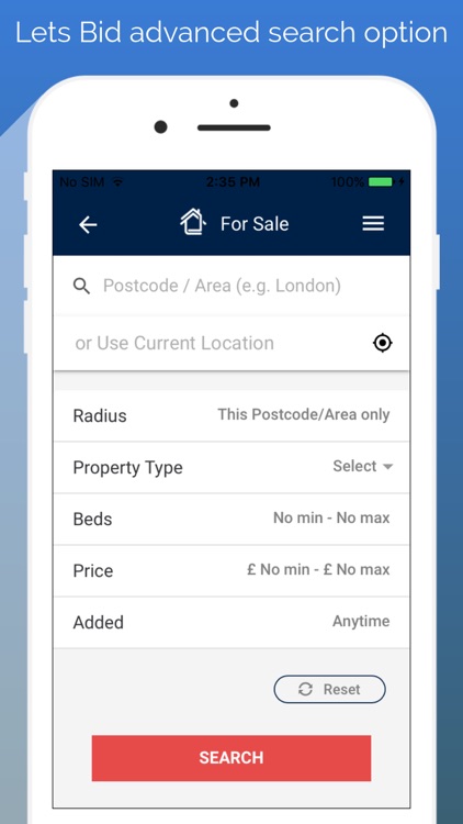 Lets Bid Property-Customer App