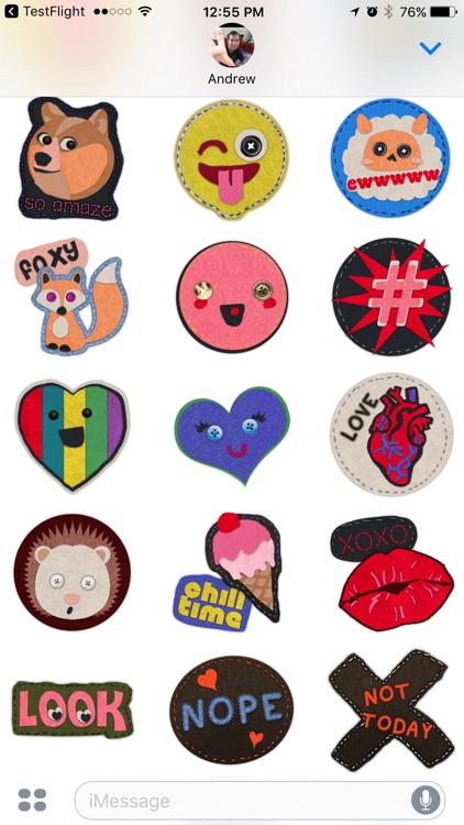 Cute Felt Patch Stickers screenshot-4