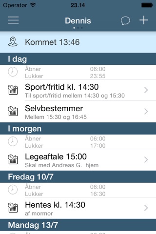 Tabulex Forælder screenshot 2