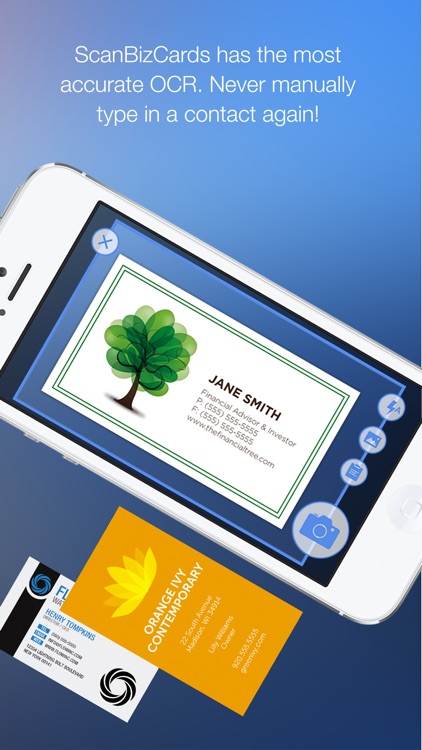 ScanBizCards Lite Business Card Scanner + Reader