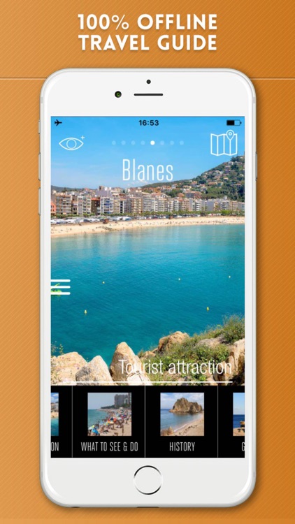 Blanes Travel Guide and Offline City Street Map