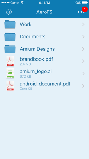 AeroFS for MobileIron(圖2)-速報App