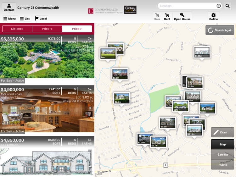 Commonwealth Real Estate for iPad