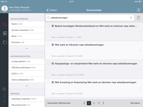 MY-LEX Overheid screenshot 2
