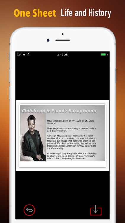 Biography and Quotes for Maya Angelou:Speech