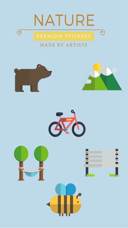 Nature Stickers - A breathe of fresh air