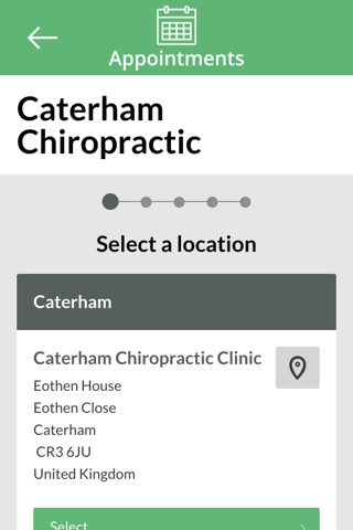 Caterham Chiropractic screenshot 2