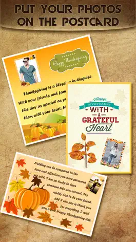 Game screenshot Holiday Greeting Cards FREE - Mail Thank You eCards & Send Wishes for American Thanksgiving Day apk