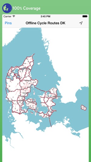 Offline Cycle Routes Denmark