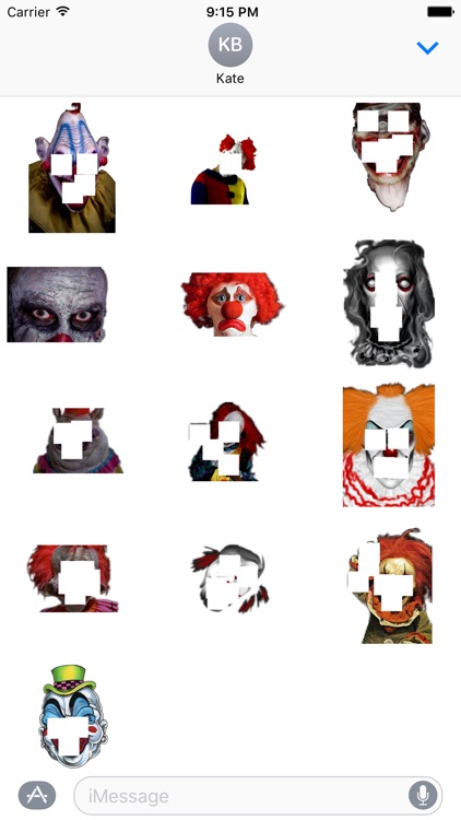 Killer Clown Stickers