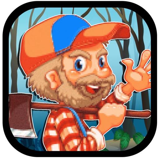Fast Running Forest Axeman - Epic Lumberman Forest Adventure iOS App